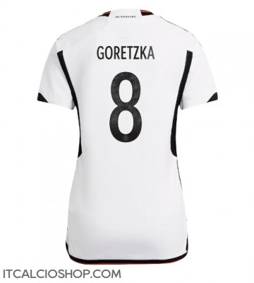 Germania Leon Goretzka #8 Prima Maglia Femmina Mondiali 2022 Manica Corta